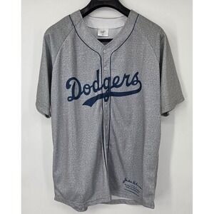JACKIE ROBINSON Los Angeles Dodgers Baseball SGA Gray Size XL Jersey MLB